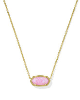 Elisa Gold Short Pendant Necklace