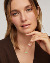 Elisa Gold Short Pendant Necklace