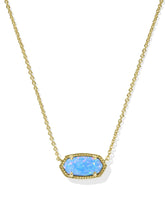 Elisa Gold Short Pendant Necklace