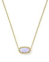 Elisa Gold Short Pendant Necklace