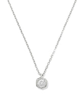 0.16 ct Lab Grown Diamond Davie Star Pendant Necklace in Sterling Silver