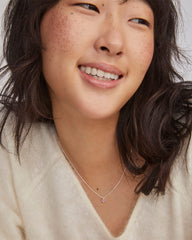 Maisie Sterling Silver Pendant Necklace in Amethyst