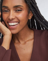 Maisie 18k Gold Vermeil Pendant Necklace in Peridot