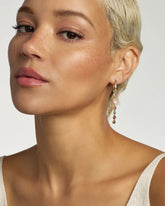 Mini Elisa Abbie Gold Convertible Huggie Earrings