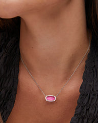 Elisa Gold Pendant Necklace in Azalea Illusion