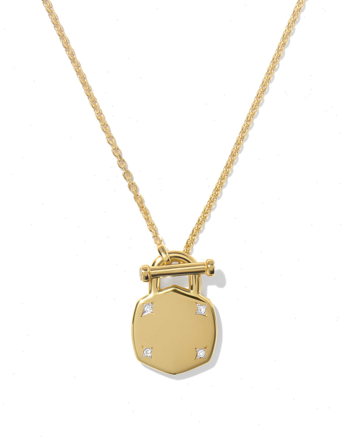 Kennedy 18k Yellow Gold Vermeil Pendant Necklace 