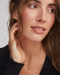 Maisie Sterling Silver Pendant Necklace in Freshwater Cultured Pearl