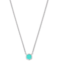 Davie Sterling Silver Pendant Necklace in Chrysoprase